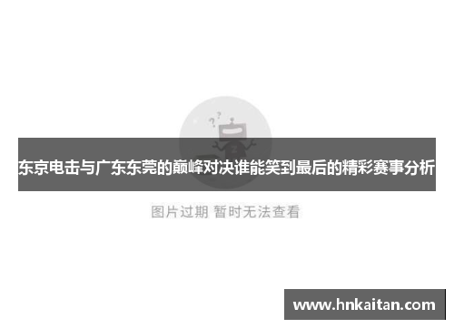 东京电击与广东东莞的巅峰对决谁能笑到最后的精彩赛事分析